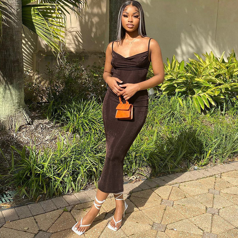 Sexy Backless Slim Fit Cami Dress