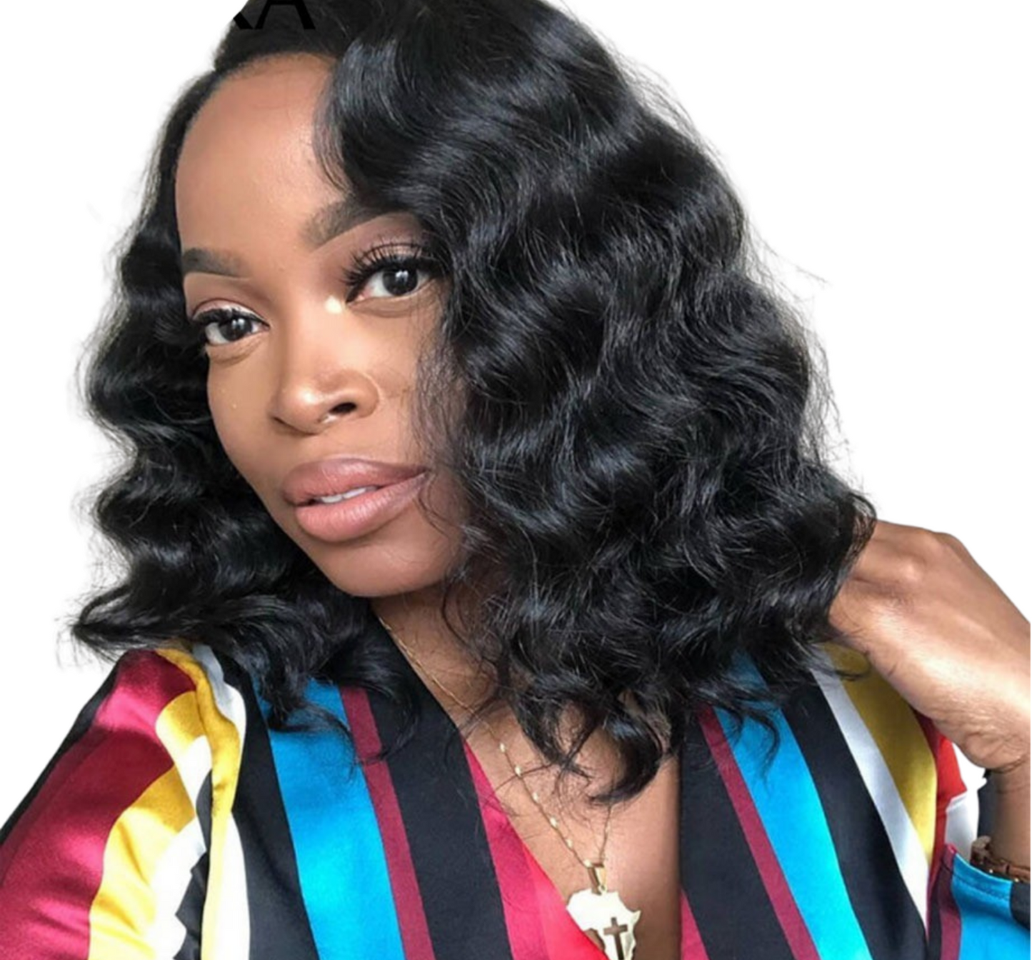 Short Bob U Part Wig Human Hair Loose Deep Wave Brazilian Remy Glueles