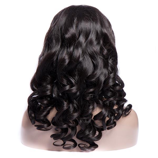 Loose Wave 13x6 Transparent Lace Frontal Brazilian Human Hair Wigs