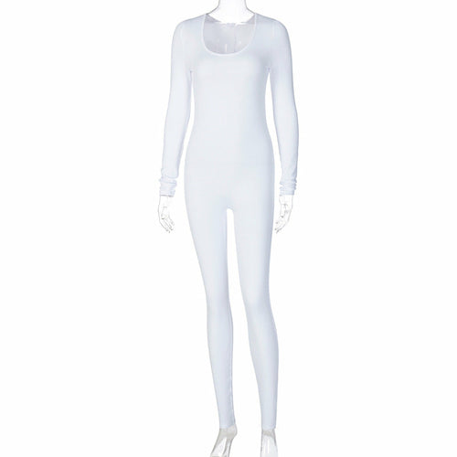 Long Sleeve Bodycon Jumpsuit with Butt Lift