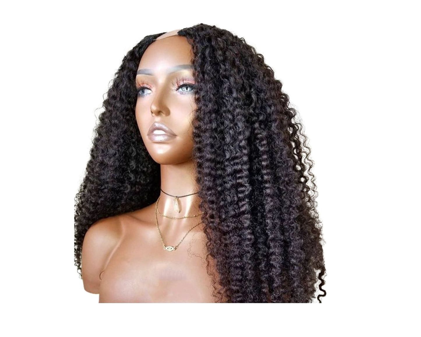 U Part Wig Deep Wave Human Hair Wigs For Black Women Brazilian Remy Ha