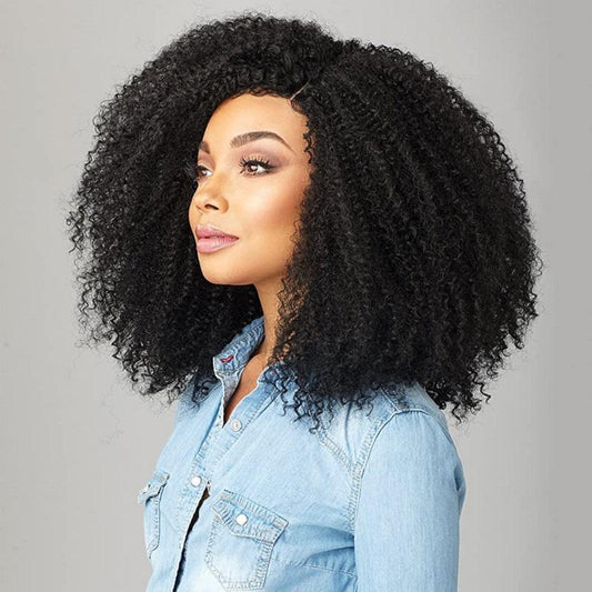 13x4 Afro Kinky Curly Lace Front Human Hair Wigs