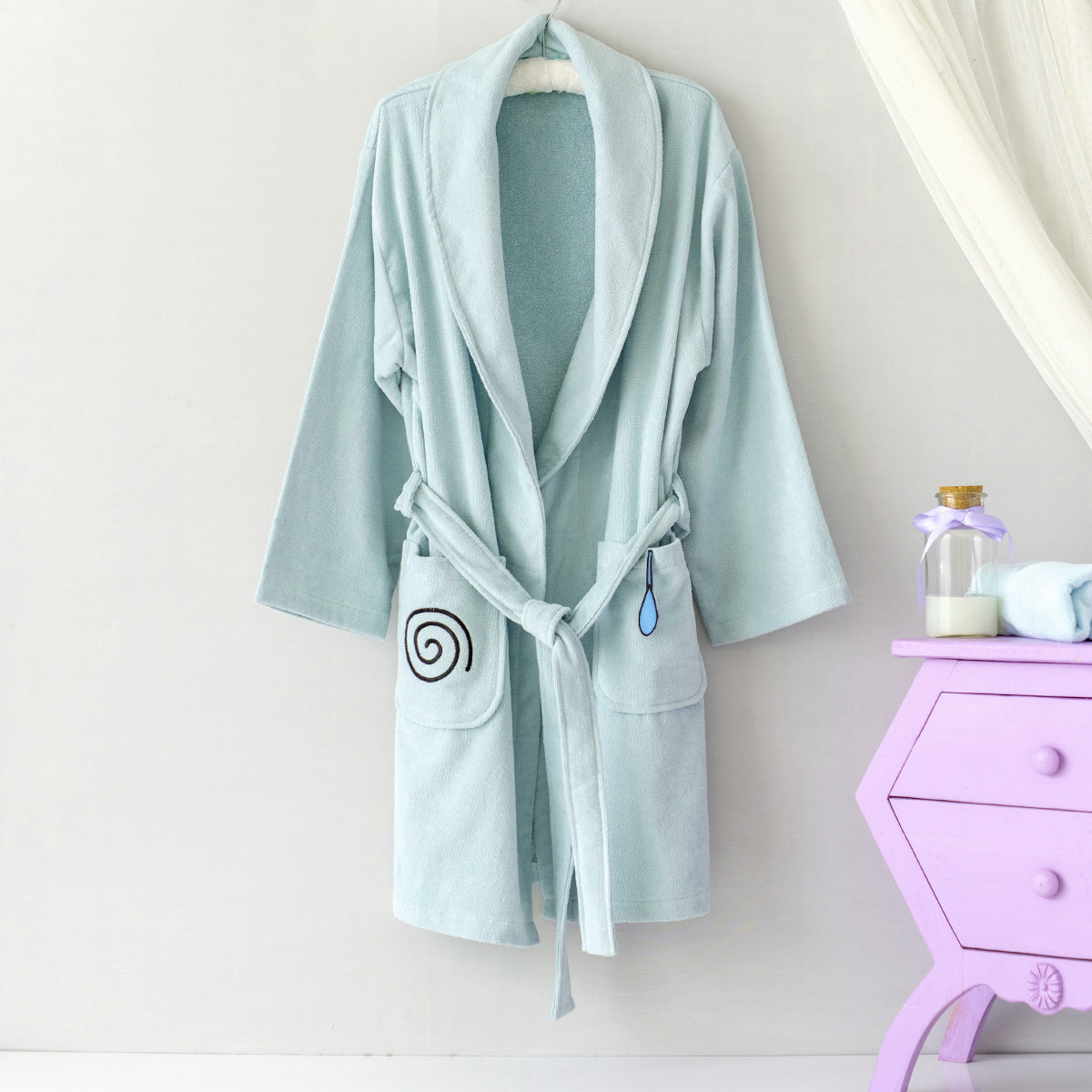 Milk&Moo Robes For Women, Womens Robe, 100%Cotton, Bathrobe For Women,