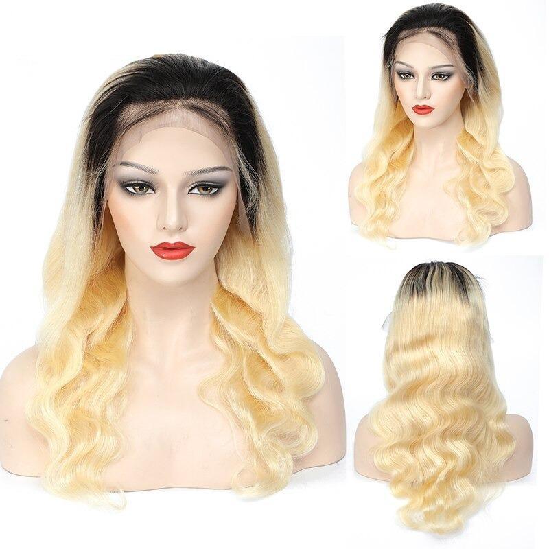 Body Wave 1B/613 Transparent Lace 13x4 Frontal Wig 4x4 Closure Wig 13x