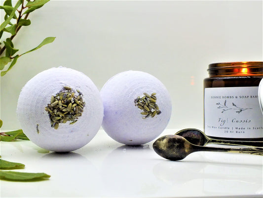 LAVENDER BATH BOMB (PAIR)