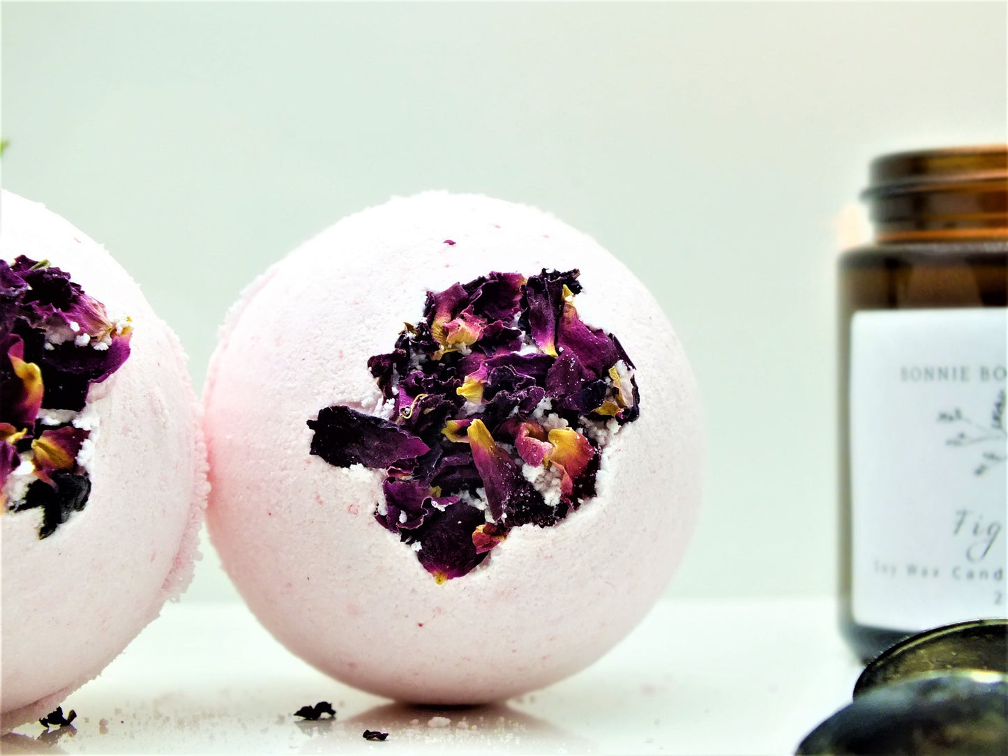 ROSE BATH BOMB (PAIR)