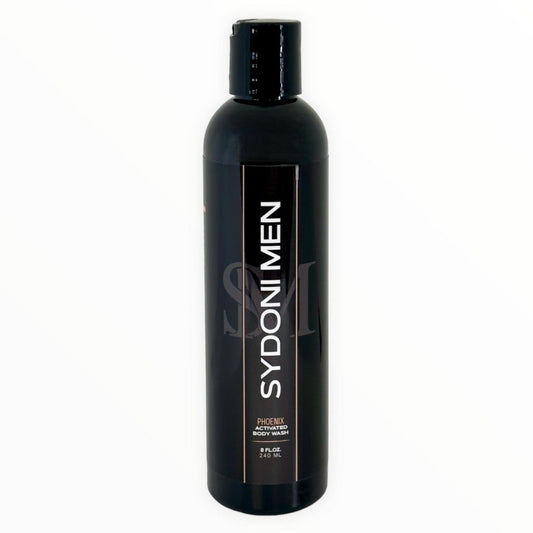 NEW!! PHOENIX ACTIVATED BODY WASH with COCONUT CHARCOAL AND WHITE LAVA