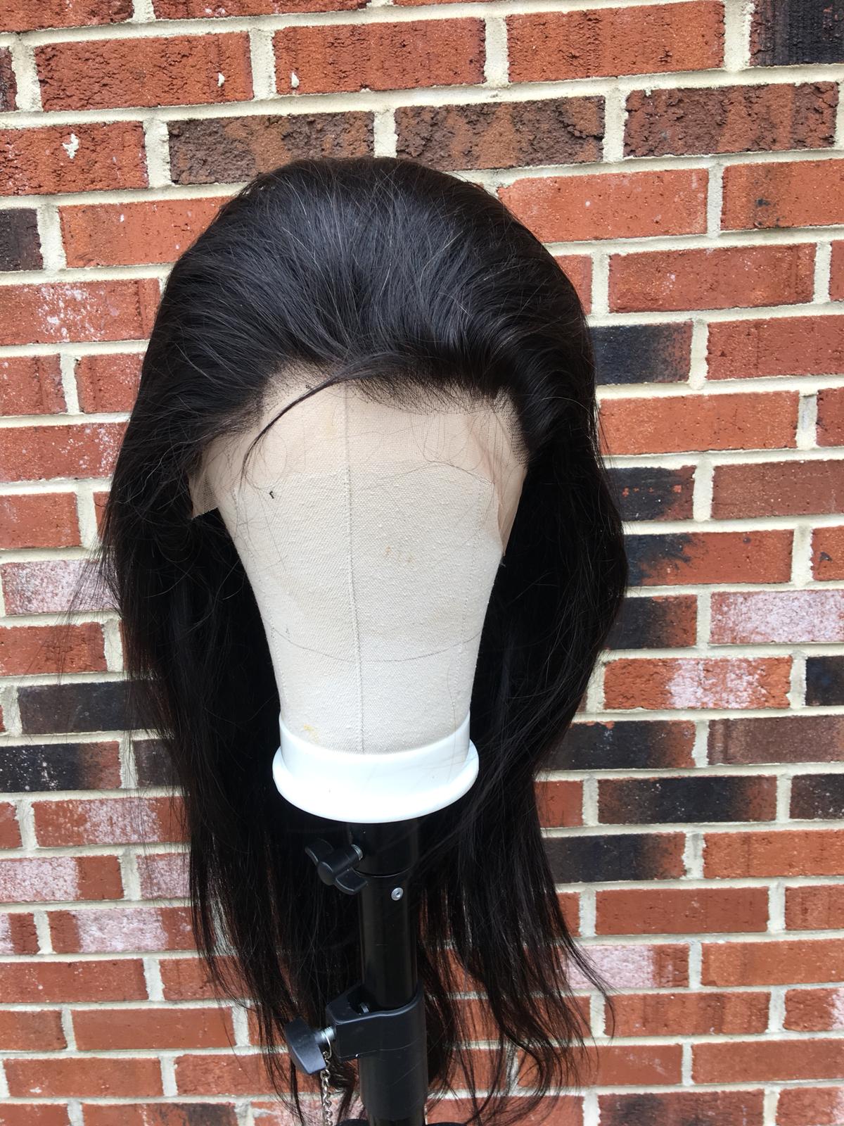 BeuMax Brazilian 13x4 Straight Lace Front Human Hair Wigs