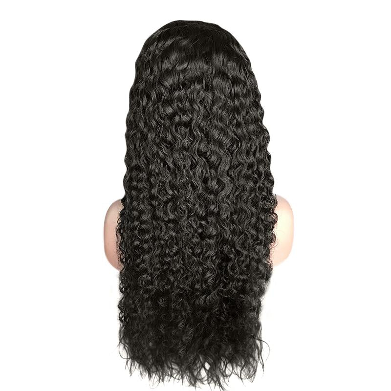 Jerry Curl 13x6 Transparent Lace Frontal Brazilian Human Hair Wigs