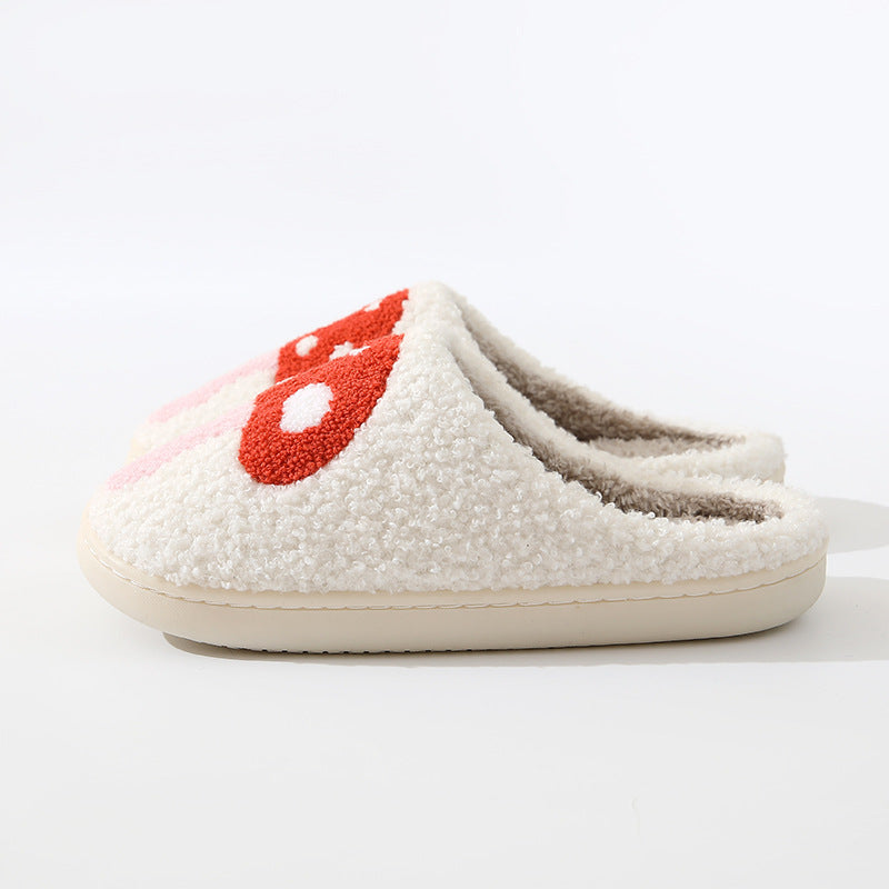 Mushroom Plush Slippers