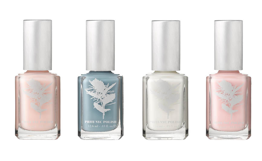 PRITINYC bridal vegan nail polish set.