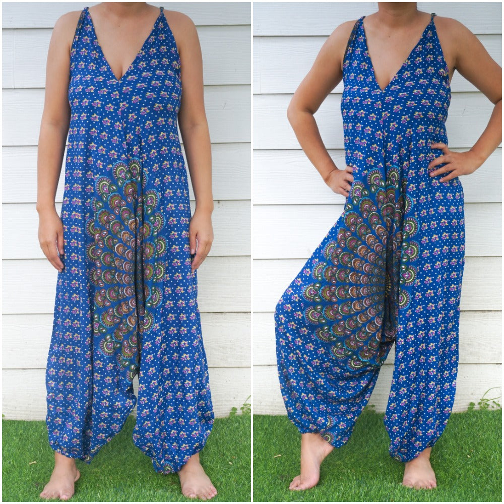 Chakra Hippie Jumpsuits, Boho Rompers, Festival Clothing