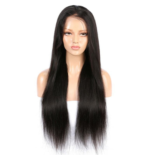 Beumax 13x6 Straight Lace Frontal Human Hair Wigs