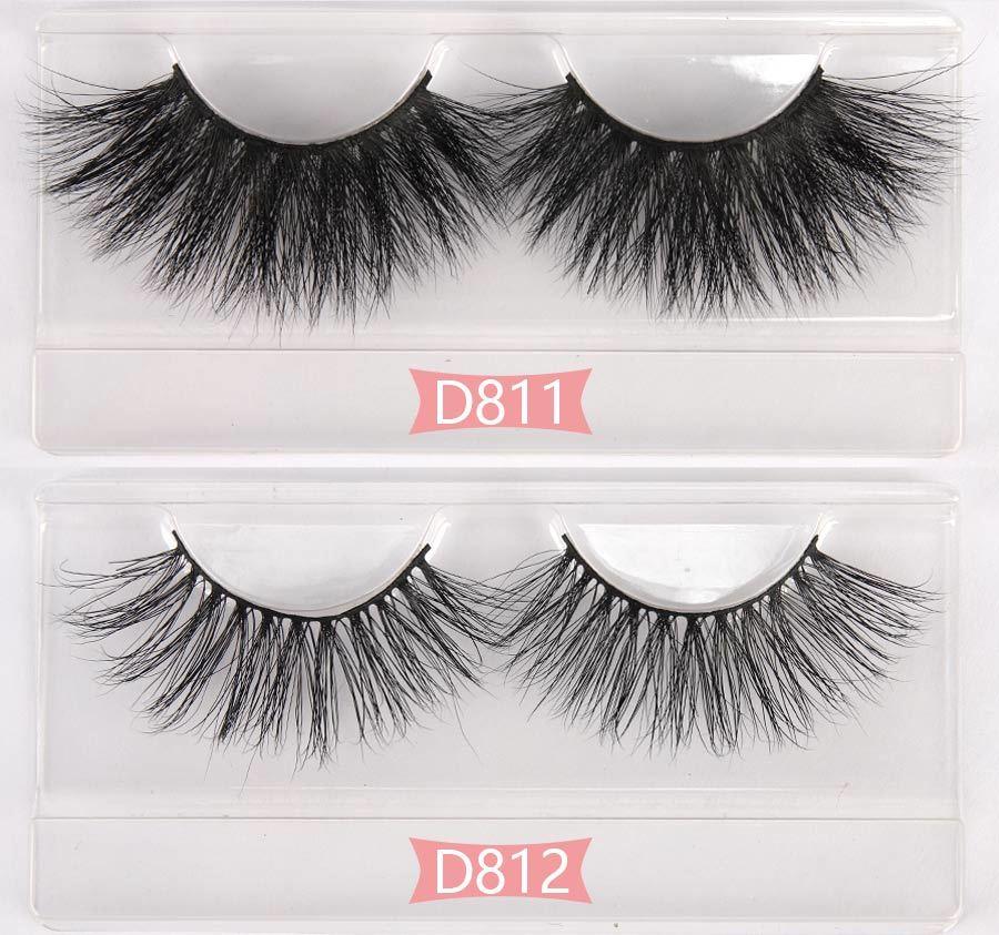 Wholesale Eyelashes100 Pairs 3D Mink Eyelashes 25MM Thick Long Wispy