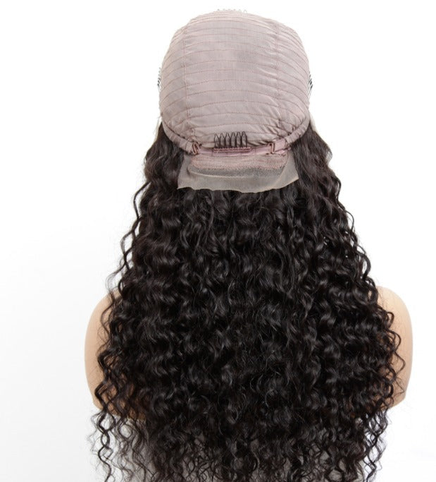 13x1x4 Jerry Curl 13x1x6 T part Lace Transparent Human Hair Wigs 180%